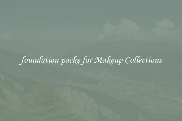 foundation packs for Makeup Collections