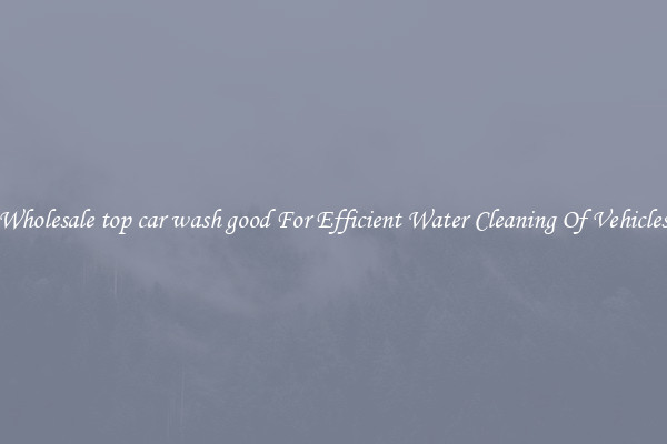 Wholesale top car wash good For Efficient Water Cleaning Of Vehicles