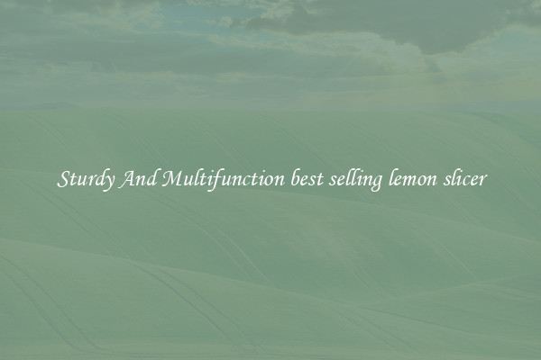 Sturdy And Multifunction best selling lemon slicer