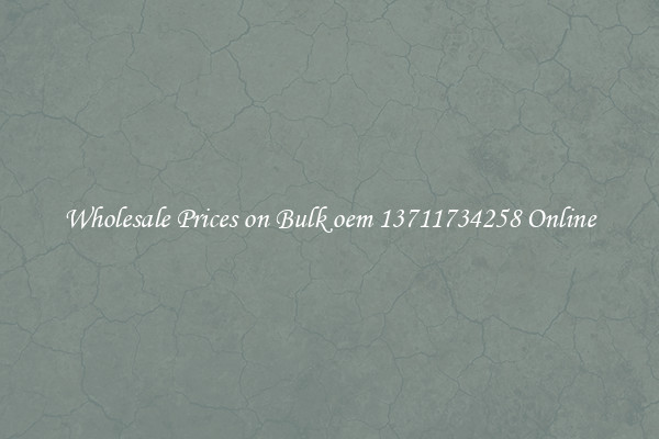Wholesale Prices on Bulk oem 13711734258 Online