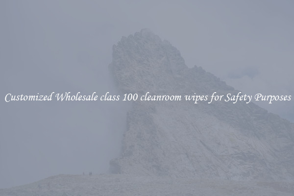 Customized Wholesale class 100 cleanroom wipes for Safety Purposes