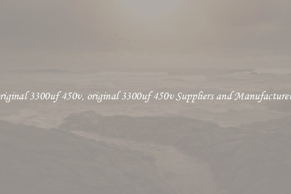 original 3300uf 450v, original 3300uf 450v Suppliers and Manufacturers