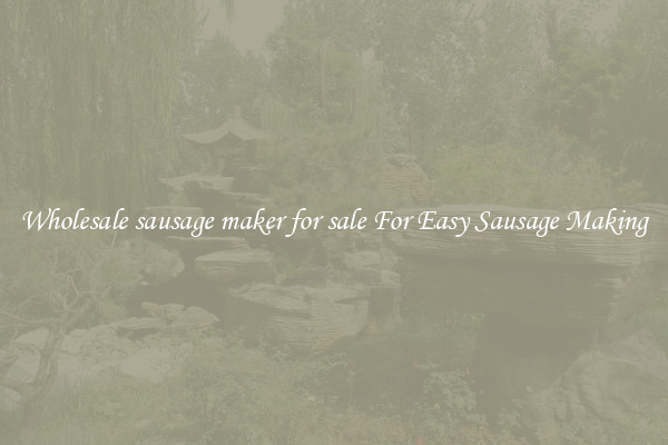 Wholesale sausage maker for sale For Easy Sausage Making