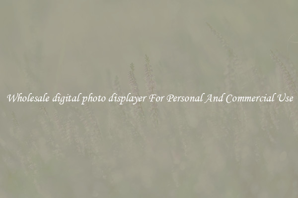 Wholesale digital photo displayer For Personal And Commercial Use